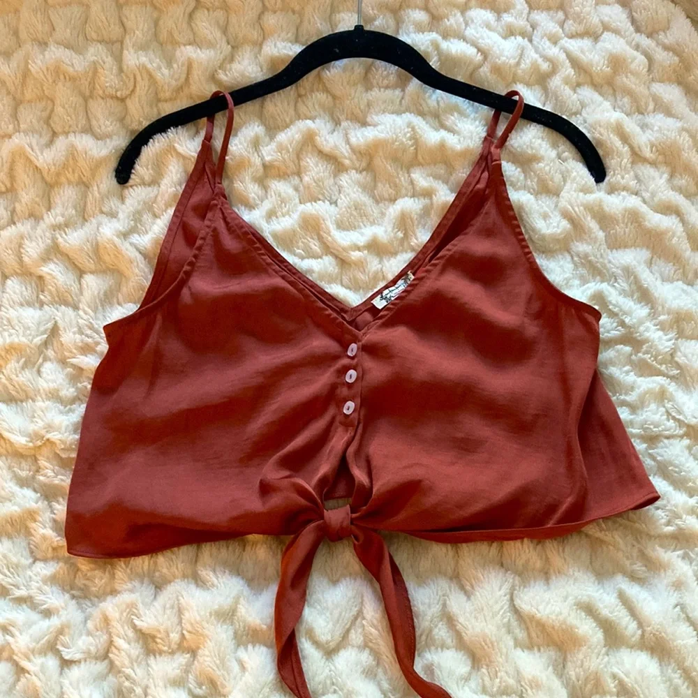 Free People Rust Crop Top - Picture 6 of 11